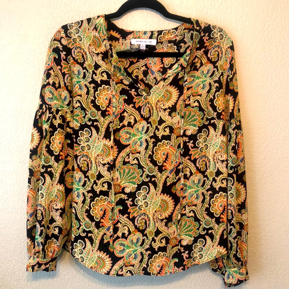 Rose + Olive Blouse